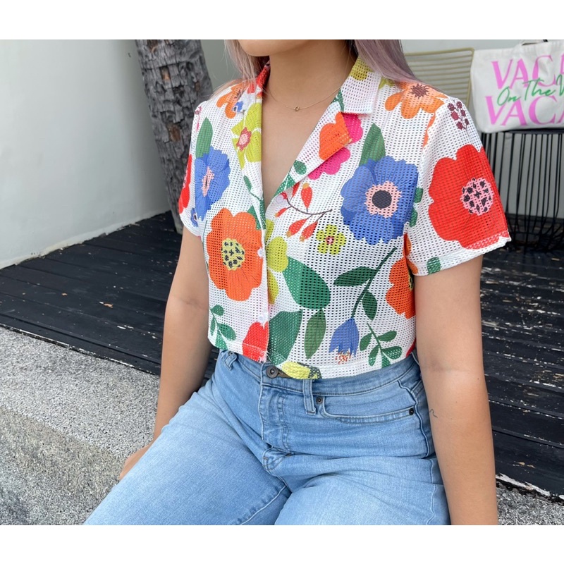 Windy boxy crop top!