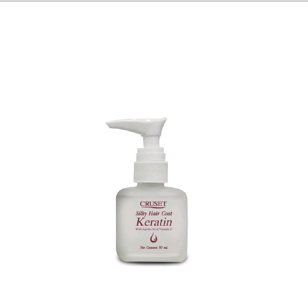 Cruset Silky Hair Coat ครูเซ็ท ซิลกี้ แฮร์โค้ท เคราติน 85ml / 30ml ป้องกันผมเสีย ดูแลสีผม เคลือบผม ราคา ถูกที่สุด ดีลบีเคเค แกลเลอรีภาพที่ 8