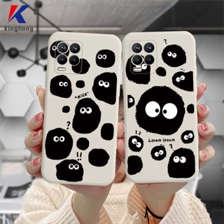 เคสโทรศัพท์มือถือ TPU นิ่ม ลายการ์ตูน สีดํา สําหรับ Realme C11 2021 C21Y C31 C35 C15 C21 C25 C20 C3 C12 C2 C25S 5S 5 5S 5i C17 7i C1 C25Y C2 C3i 6i C20A