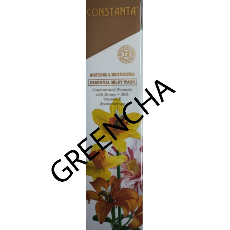 มาตรฐานส่งออกเยอรมัน!!!ครีมอาบน้ำ constanta สูตรน้ำนมผสมน้ำผึ้ง เข้มข้น เพิ่มความขาวและความชุ่มชื้น