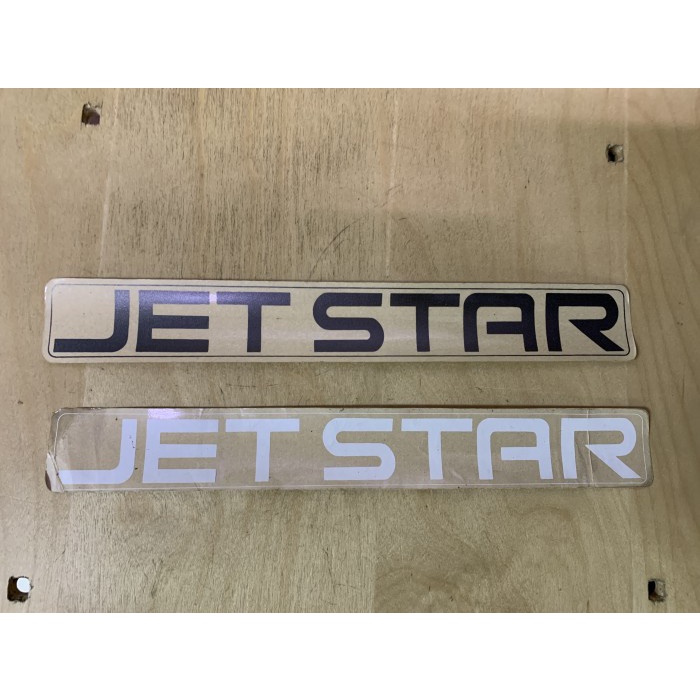 สติ๊กเกอร์เขียน JETSTAR.