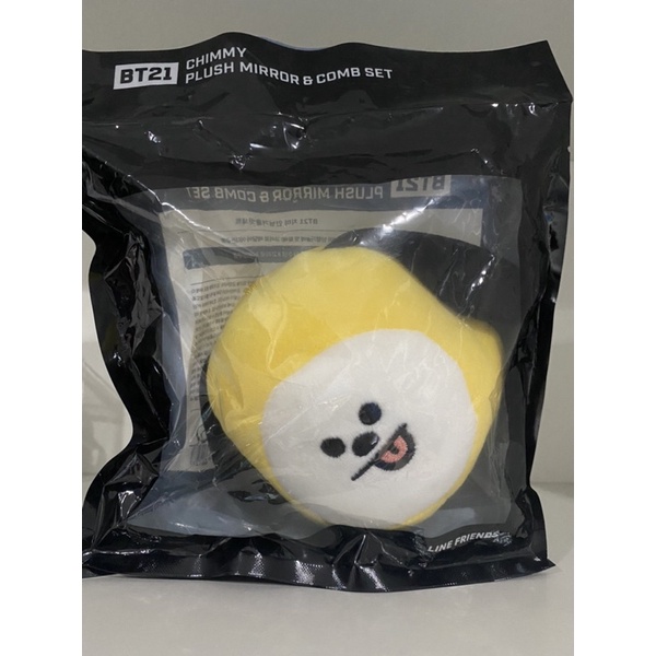 BT21 Chimmy Mirror & comb set เซ็ตหวีกระจก Chimmy BT21 ของแท้