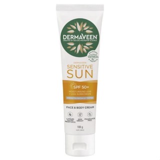 PRE-ORDER DermaVeen Sensitive Sun SPF 50+ Moisturising Face &amp; Body Cream 100 / 200/ 250 / 500 g.