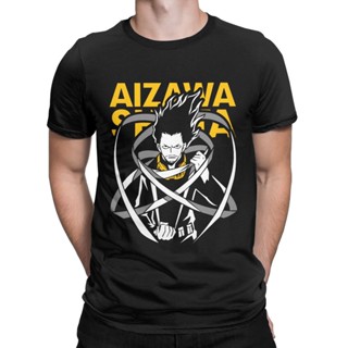 เสื้อทหาร Boku no hero สถาบันการศึกษา Aizawa Shota ฮีโร่ของฉันสถาบันการศึกษามังงะ ANime เสื้อยืดทีมชายเสื้อทีมคอแขนสั้น