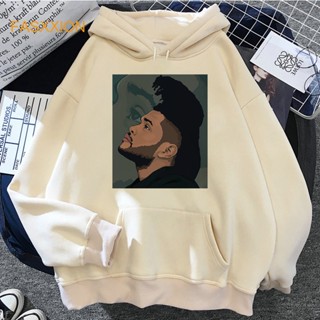 เสื้อกันหนาว มีฮู้ด ลายการ์ตูนอนิเมะ Xo the Weeknd สไตล์ฮาราจูกุ สําหรับผู้ชาย