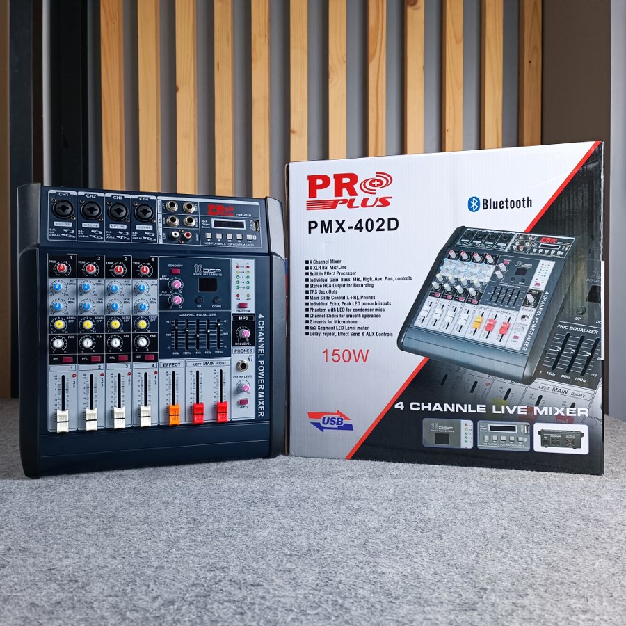 เพาเวอร์มิกซ์เซอร์PRO PLUS PMX-402D POWERMIXER