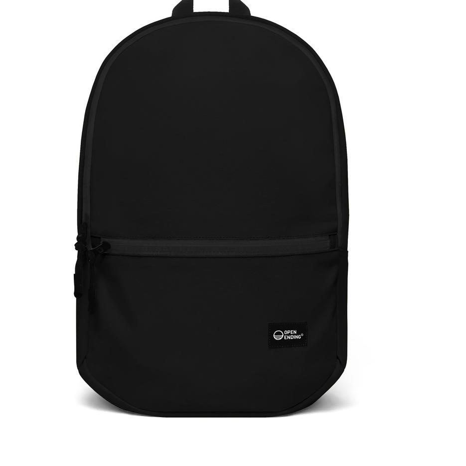 Open Ending Water Resistance Black Backpack [Art.Bp.01-001]