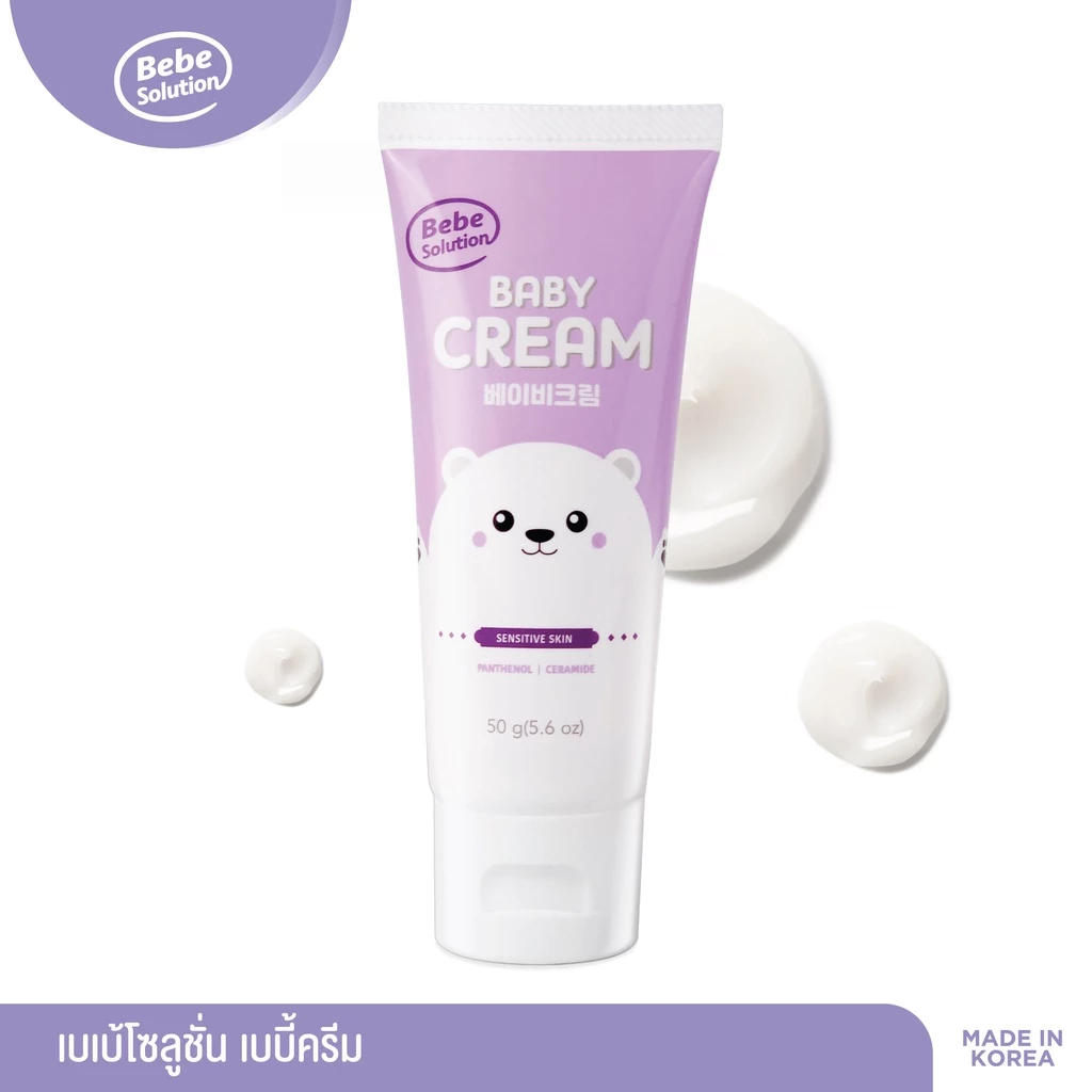 ครีมทาผิวเด็ก ป้องกันภูมิแพ้ผิวหนัง ผื่นแพ้ผิวหนัง ใช้ได้ตั้งแต่แรกเกิด นำเข้าจากเกาหลี 50 g