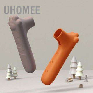 Uhomee ฝาครอบมือจับประตู ซิลิโคน ป้องกันการชน ลดเสียงรบกวน น่ารัก ดึงปลอกป้องกัน