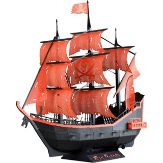 Direct from Japan Paper Nano Red Pirate Ship PN-148