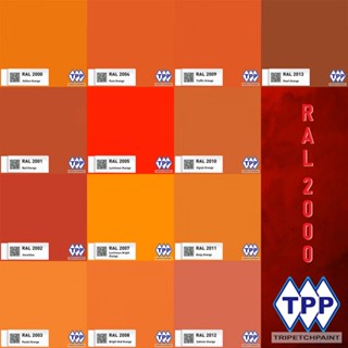 สีผสม RAL 2000 ชนิดพร้อมใช้งาน ขนาด 1/2 ลิตร