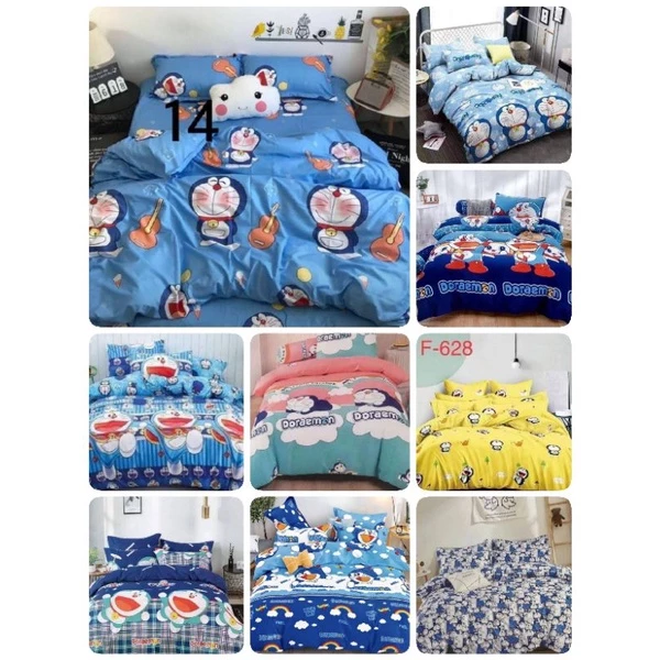 ชุดผ้าปูที่นอนพร้อมผ้านวมลายโดเรม่อน ราคาถูก