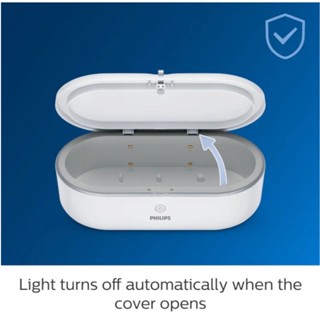 Philips Lighting UV - C Disinfection Mini Box กล่องอบฆ่าเชื้อโรค ขนาดพกพา สีขาว ของแท้ ประกันศูนย์ 1ปี (White)