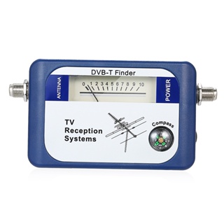 Fw DVB-T เครื่องวัดสัญญาณดาวเทียมดิจิทัล เสาอากาศทีวี พร้อมเข็มทิศ ระบบรับสัญญาณทีวี