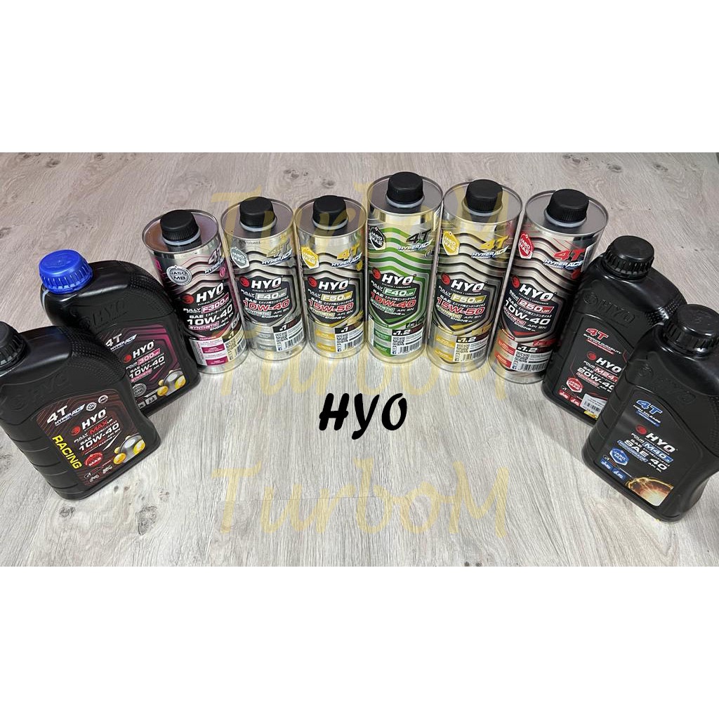 HYO 4T 1.2/1 LITTER ENGINE OIL MINYAK HITAM RS150 Y15ZR ALL BIKE