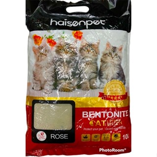 ทรายแมว Haisenpet 10L กุหลาบ