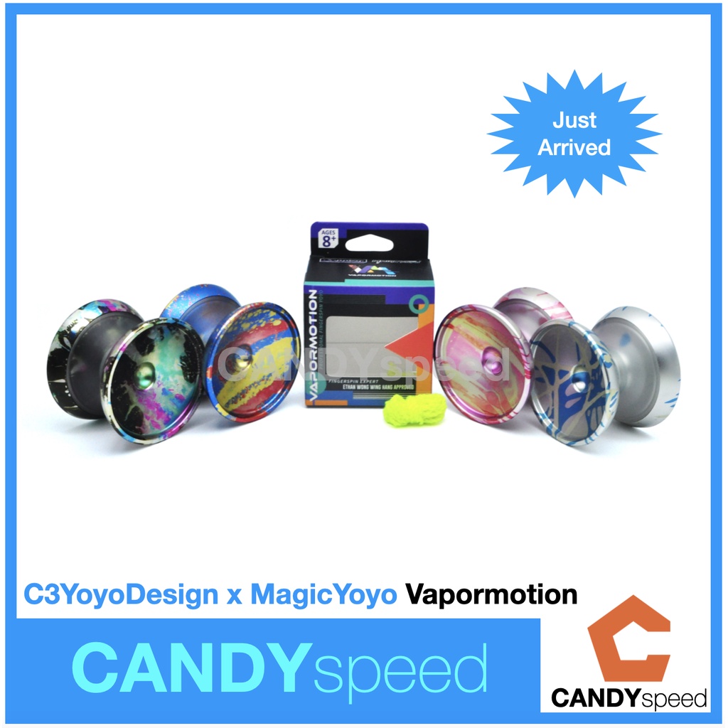 [E-TAX] Yoyo โยโย่ C3YoyoDesign x MagicYoyo Vapormotion Finger Spin DNA| by CANDYspeed