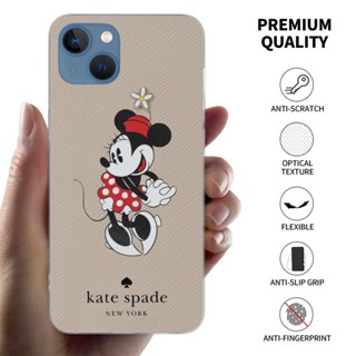 พร้อมส่ง! เคสโทรศัพท์มือถือ แบบใส ลาย Kate Spade หรูหรา สําหรับ IPhone 14 13 12 11 Pro Max Mini XS XR 7 8 Plus SE