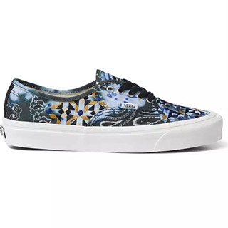 VANS AUTHENTIC 44 DX ANAHEIM FACTORY MIXED MOSAIC BLACK SNEAKERS สินค้ามีประกันแท้