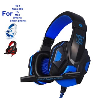 Wired Gaming Headset Headphone for PS4 Xbox One Nintend Switch iPad PC