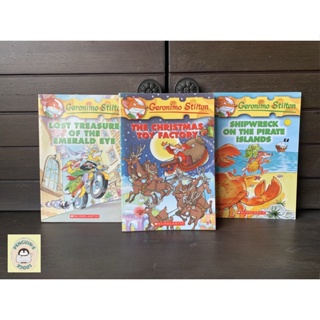 หนังสือมือ2 SHB_ [SET] Geronimo Stilton The Christmas Toy Factory, Shipwreck on the Pirate Islands, Lost Treasure