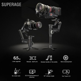 Superage ขาตั้งกล้อง Vlog กันสั่น 3 แกน พร้อมขาตั้งกล้อง สําหรับกล้องมิเรอร์เลส Slr