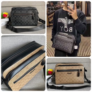 กระเป๋าสะพายผู้ชาย WEST CAMERA BAG IN SIGNATURE (91485) 002