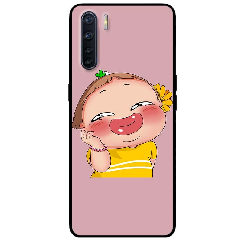 Oppo Reno 3 / A91 - Reno 3 Pro - Reno 4 - Reno 4 Pro - Reno 5 - เคส Reno 5 Pro รุ่น Quynh Ao Vang