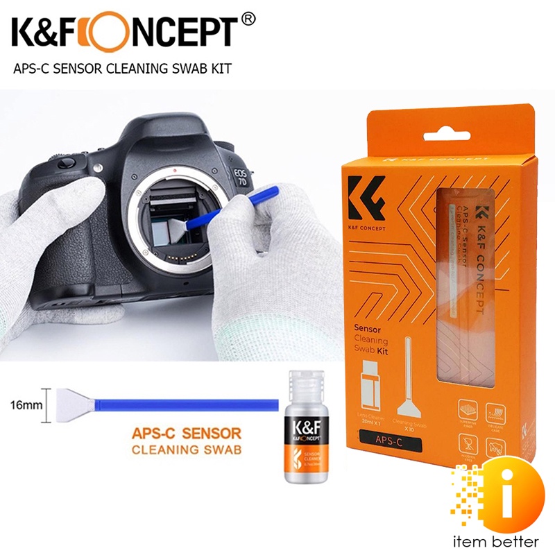 K&amp;F CONCEPT 16mm APS-C SENSOR CLEANING SWAB KIT SKU.1616
