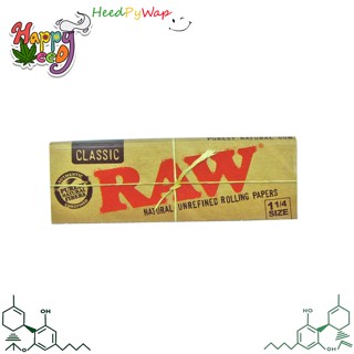 RAW Classic 1¼ Rolling paper 1 1/4 size แพ็ค 1 / 3 / 5  ชิ้น