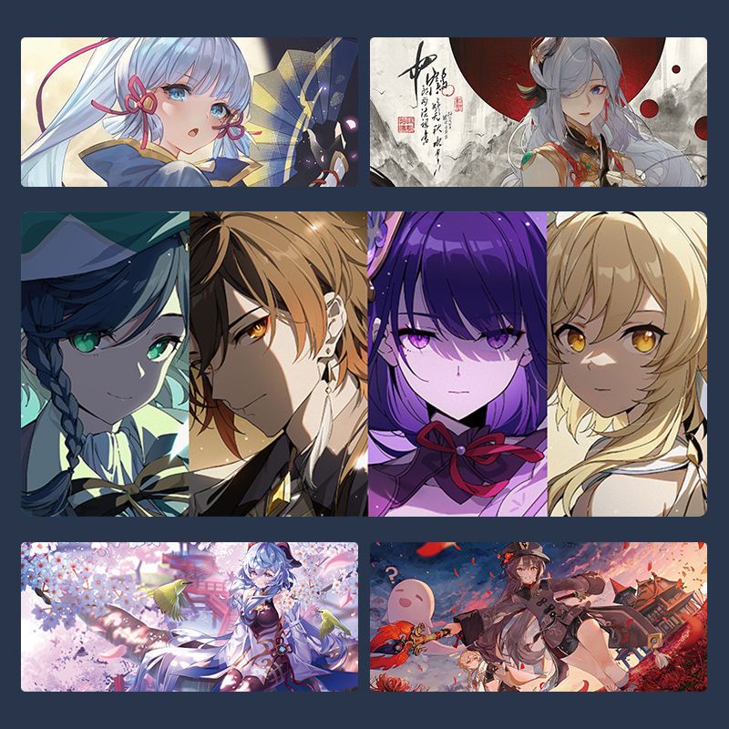 Genshin Impact Mouse pad Hutao Pad Raiden Shogun shadow New Nahida