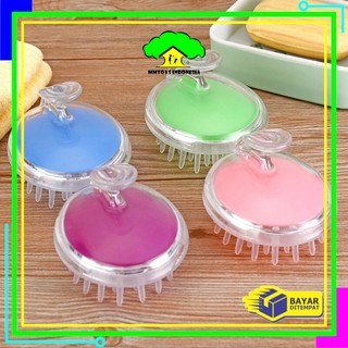 MI-C283 Sikat Kepala Keramas Shower Brush / Spons Mandi Sisir Keramas / Sikat Mandi Silikon / Sikat Rambut Keramas