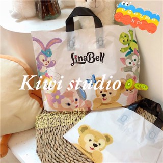 Kiwistudio (แพ็กละ 50 ชิ้น) ถุงของขวัญ ถุงพลาสติกน่ารัก ถุงพลาสติกใส่เสื้อผ้า ถุงของขวัญ (SK0012)