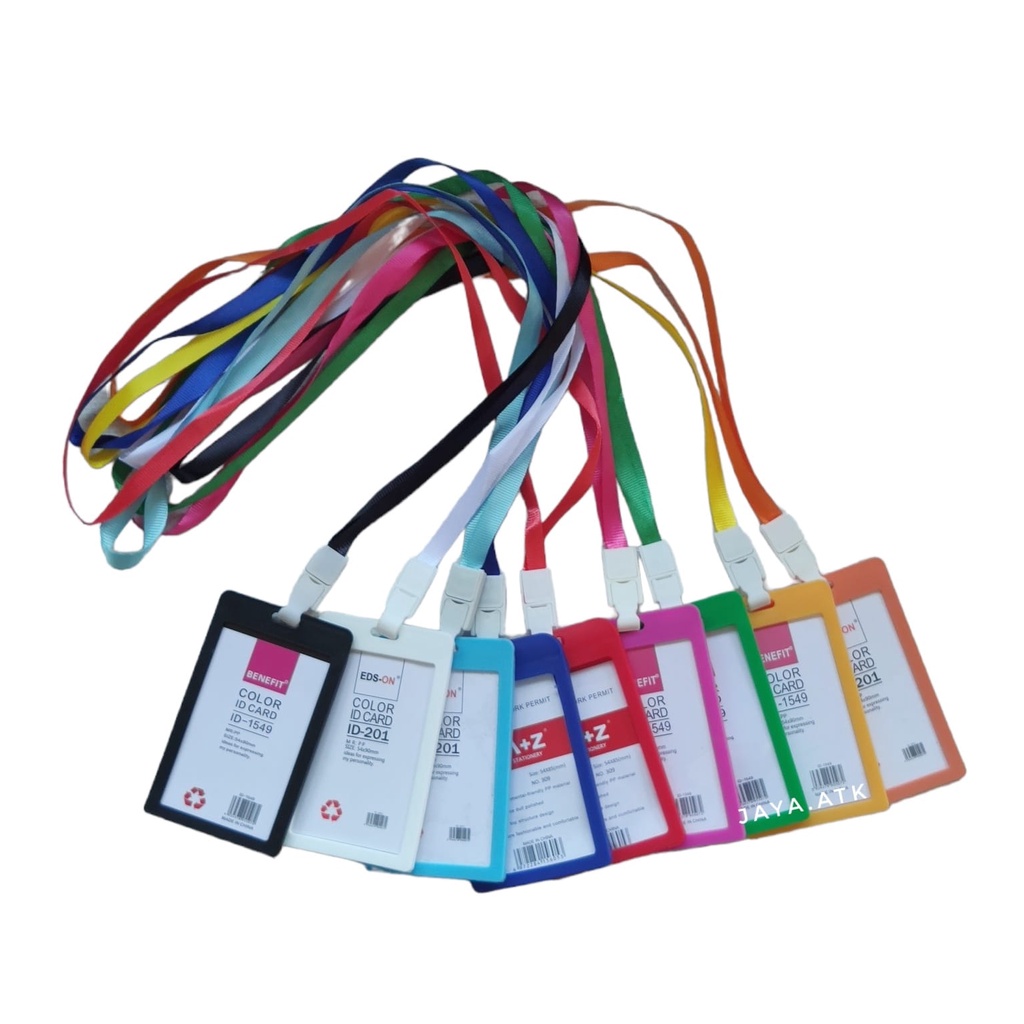 GANTUNGAN PACKAGE SET NAME TAG ID CARD HOLDER COMMITTE NAME CARD HANGER NAME ID CARD STRAP