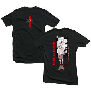 Daily-T เสื้อเบลาส์ เสื้อยืด พิมพ์ลายอนิเมะ Chainsaw MAN DENJI THE DEVIL CONTRACT สําหรับผู้ชายเสื้อยืดคอกลม