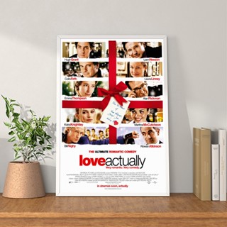 Love Actually Poster (2003) โปสเตอร์ภาพยนตร์ โรแมนติกคอมเมดี้ "ทุกหัวใจมีรัก"  ภาพขนาด 33X48 cm