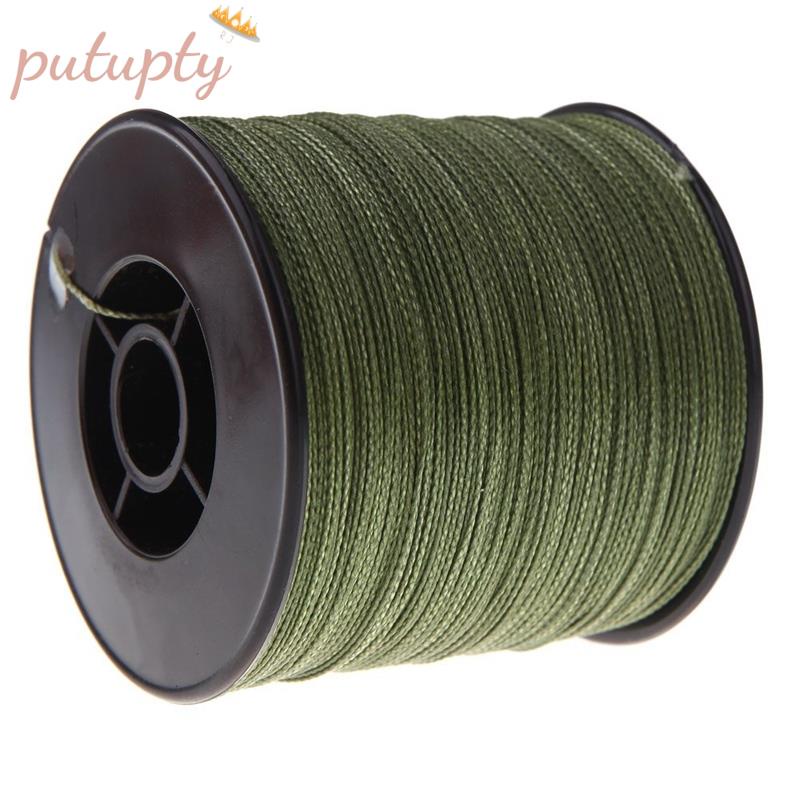 สายเบ็ดตกปลา PE ถักเปีย แข็งแรง ยาว 300 ม. 100 ปอนด์ 0.55 มม. สีเขียว