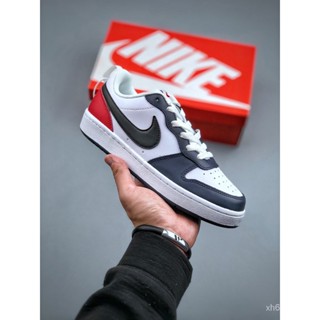 Nike Court Borough Low 2 (GS) รองเท้าผ้าใบลำลองระบายอากาศแบบ Low Top