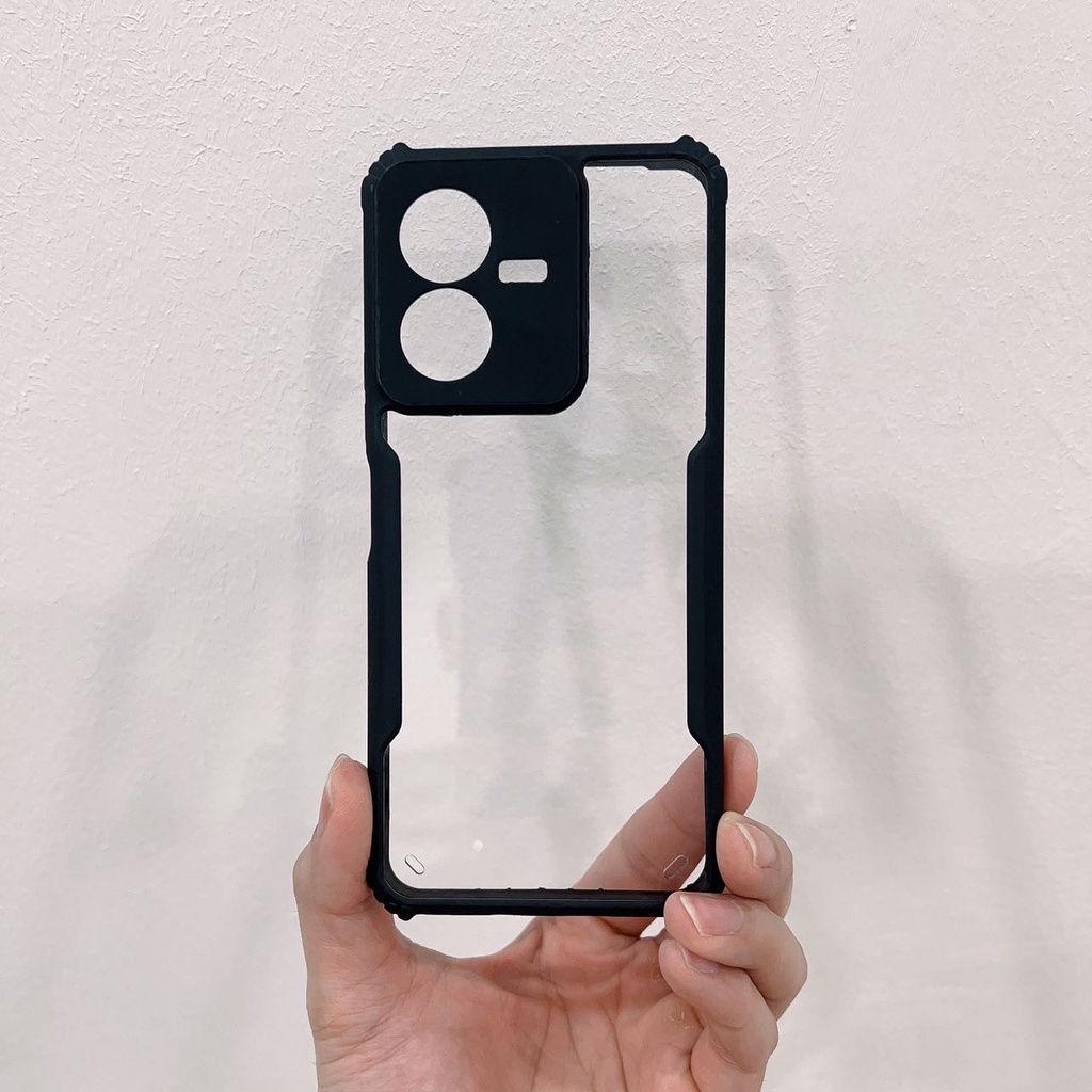 VIVO Y22/VIVO Y22S เคสใสกันกระแทก AirBag Bumper Hard Case.