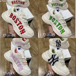 💫✨ถูกที่สุด!!พร้อมส่ง New MLB BOSTON  รองเท้ากีฬารองเท้าอเนกประสงค์  สูง 6CM. งานเทียบแท้💕❤️