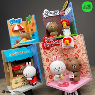 ฟิกเกอร์ Line Friends - Brown &amp; Friends Dream-Selected Series (Set of 4) by Beast Kingdom