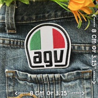 AGV ตัวรีดติดเสื้อ อาร์มรีด อาร์มปัก ตกแต่งเสื้อผ้า หมวก กระเป๋า แจ๊คเก็ตยีนส์ Racing Embroidered Iron on Patch