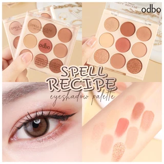♦️ของแท้·ส่งด่วน·ถูก♦️Odbo Spell Recipe Eye Color Palette Eyeshadow #OD2005 : โอดีบีโอ อายพาเลท อายแชโดว์ x 1 ชิ้น dayse