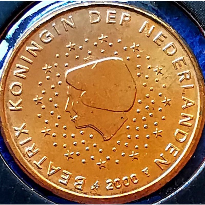 เหรียญ​ยูโร​ เนเธอแลนด์​ Netherlands, 1​Euro​Cent, #​2343