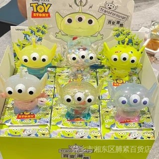 MINISO premium Disney Pixar three-eyed series ever-changing cool hand-made blind box decoration wholesale LORC