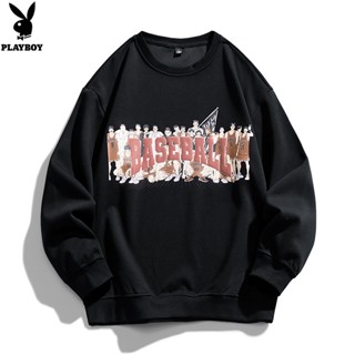 PLAYBOY Crew Neck Sweater Loose and Versatile Long Sleeve