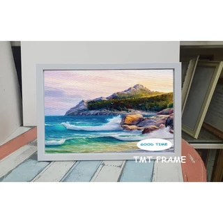 กรอบรูป มินิมอล ใส่รูปภาพขนาด A3(29.7x42cm),12x16",12x18",10x14",10x15",11x14”,12x12" +พร้อมกระจกใส^^ใส่ใบประกาศนียบัตร