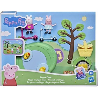 Peppa Pig Peppas Adventures Peppas Picnic Playset, Preschool Toy with 2 Figures and 8 Accessories