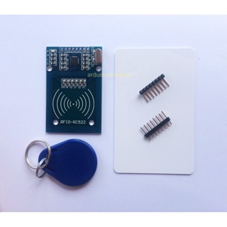 RFID 13.56MHz Module Kit (RC522) ฟรี Tag Card และ Tag พวงกุญแจ