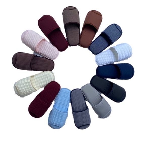 ซื้อ สลิปเปอร์โรงแรม รองเท้าใส่ในบ้าน Slipper พื้นนิ่ม Blue Sleep